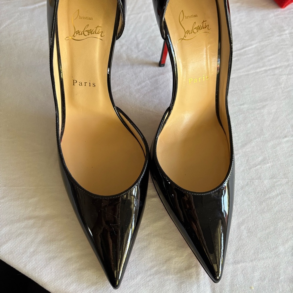 Christian Louboutin Very Prive 120 All Patent Calf